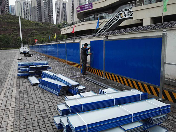 彩钢围挡案例
